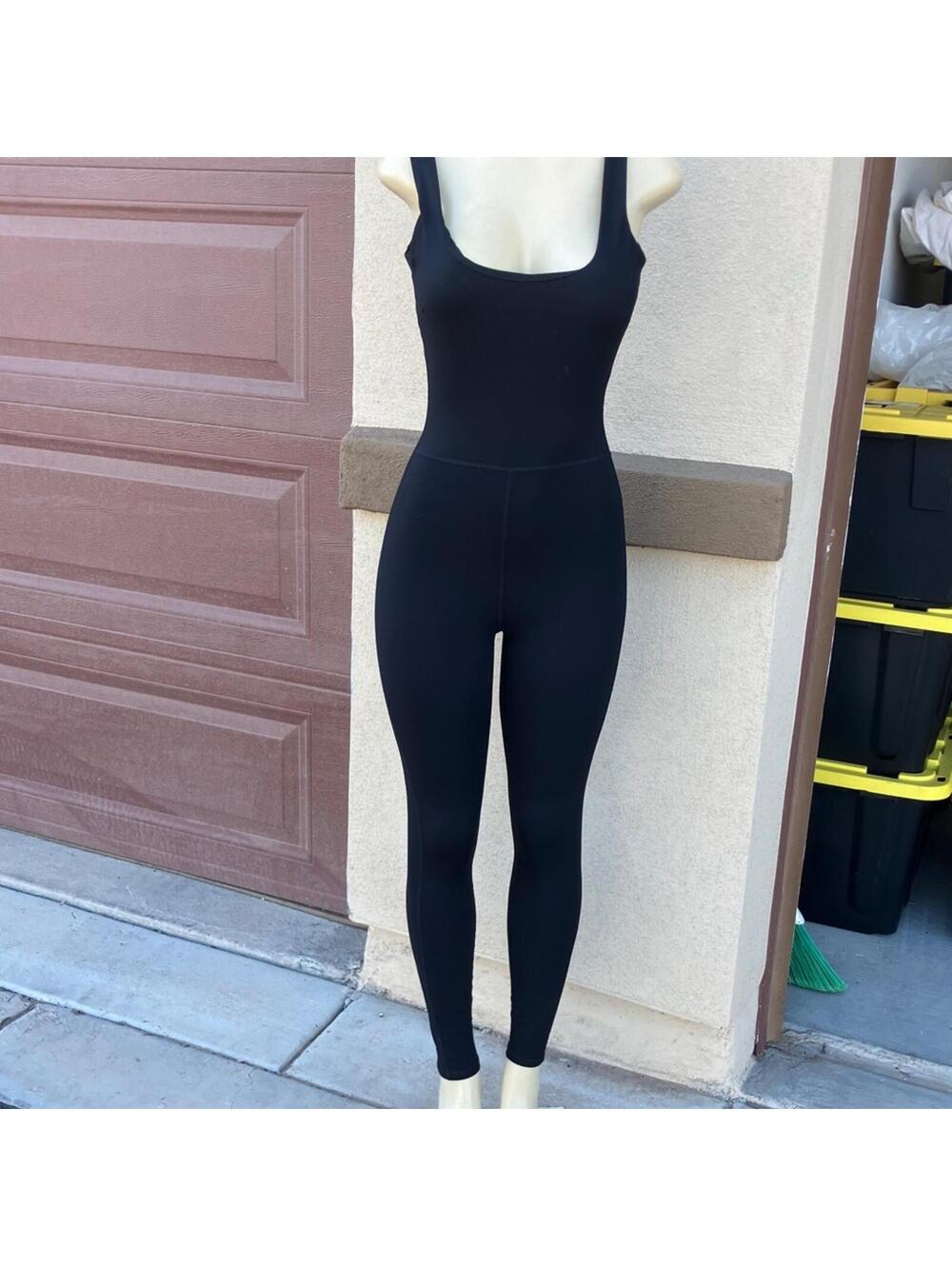 NWT Fabletics Sleek Black Romper